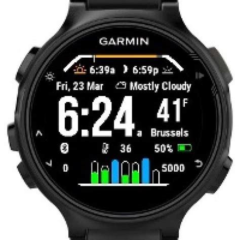 Garmin watch faces list